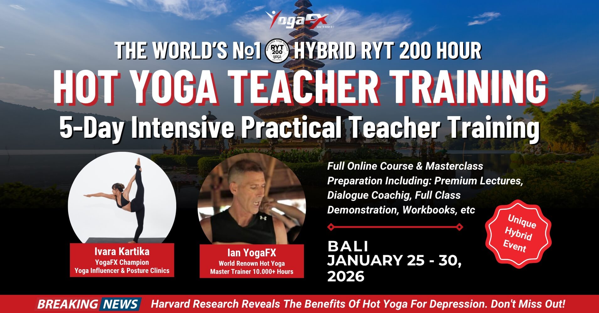 26 and 2 yoga teacher training
